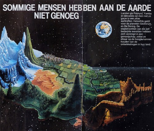 "Paul Eisner, een groot muziekliefhebber, heeft in zijn zeer moderne land Vanirn een centrale geheugenbank waar iedereen tegen een zeer geringe vergoeding een l.p. op kan vragen. Een soort reuzenjukebox met afstandsbediening. Thuis hebben de mensen geen platenspeler, maar alleen een versterker en een paar boxen. En door op de computer een artiest of groep en een l.p.-titel in te toetsen, kan elke grammofoonplaat die ooit is gemaakt worden afgespeeld." Man! Waarom hebben wij zoiets niet in het echt? Kijk